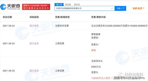 vivo子公司注册资本激增至15.5亿元，专注软件开发领域